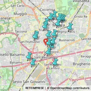 Mappa Via Campania, 20052 Monza MB, Italia (1.655)