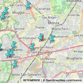 Mappa Via Campania, 20052 Monza MB, Italia (3.29583)