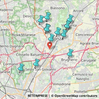 Mappa Via Campania, 20052 Monza MB, Italia (3.80538)