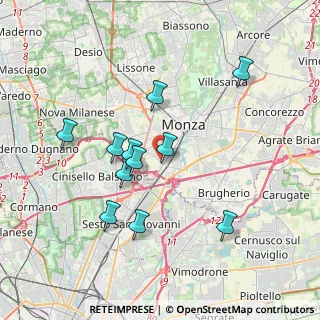 Mappa Via Campania, 20052 Monza MB, Italia (3.42818)