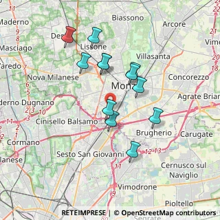 Mappa Via Campania, 20052 Monza MB, Italia (3.16083)