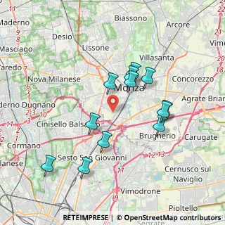 Mappa Via Campania, 20052 Monza MB, Italia (3.39083)