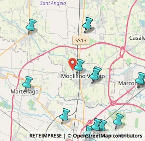 Mappa Via Selve, 31021 Mogliano Veneto TV, Italia (6.302)