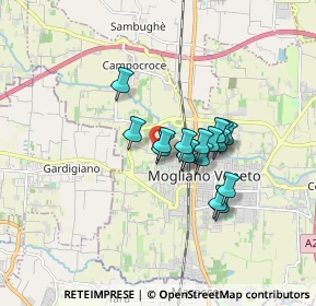 Mappa Via Selve, 31021 Mogliano Veneto TV, Italia (1.19118)