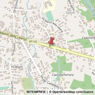 Mappa Via Martiri della Libertà, 308, 13836 Cossato, Biella (Piemonte)