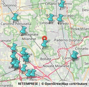 Mappa Via dell'Artigianato, 20037 Senago MI, Italia (5.581)