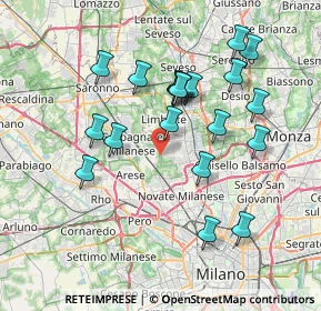 Mappa Via dell'Artigianato, 20037 Senago MI, Italia (7.136)