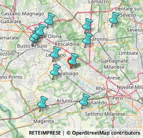 Mappa Via Costa S.lorenzo, 20014 Nerviano MI, Italia (7.94)