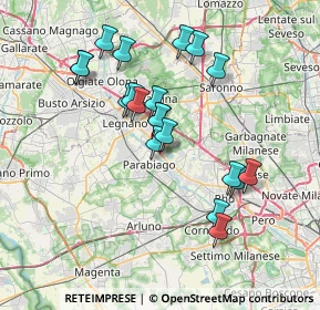 Mappa Via Costa S.lorenzo, 20014 Nerviano MI, Italia (6.6805)