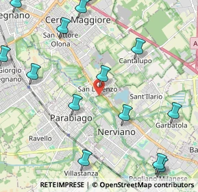 Mappa Via Costa S.lorenzo, 20014 Nerviano MI, Italia (2.95933)