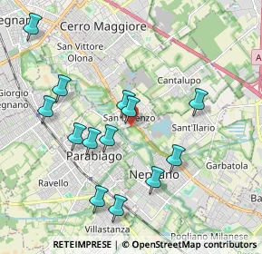 Mappa Via Costa S.lorenzo, 20014 Nerviano MI, Italia (1.95538)