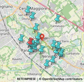 Mappa Via Costa S.lorenzo, 20014 Nerviano MI, Italia (1.6745)