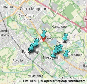 Mappa Via Costa S.lorenzo, 20014 Nerviano MI, Italia (1.47563)