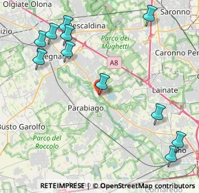 Mappa Via Costa S.lorenzo, 20014 Nerviano MI, Italia (5.20455)