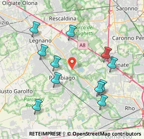Mappa Via Costa S.lorenzo, 20014 Nerviano MI, Italia (4.02273)
