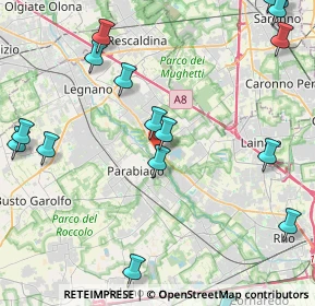 Mappa Via Costa S.lorenzo, 20014 Nerviano MI, Italia (6.2325)