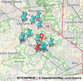 Mappa Via Costa S.lorenzo, 20014 Nerviano MI, Italia (3.04846)