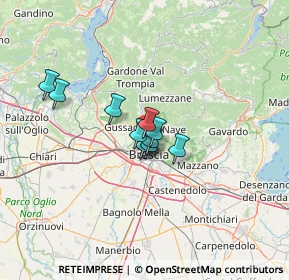 Mappa Via Vittorio Montiglio, 25127 Brescia BS, Italia (7.49909)