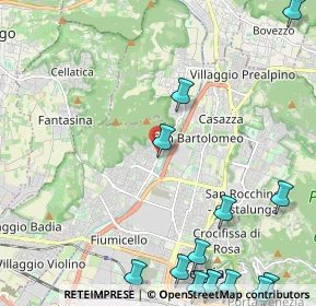 Mappa Via Vittorio Montiglio, 25127 Brescia BS, Italia (3.28214)