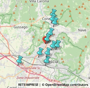 Mappa Via Vittorio Montiglio, 25127 Brescia BS, Italia (2.59)