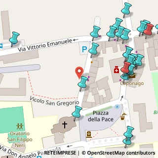 Mappa Via Santa Giuliana, 20867 Caponago MB, Italia (0.09346)