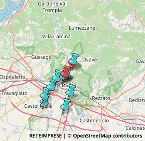 Mappa 25133 Brescia BS, Italia (5.61727)