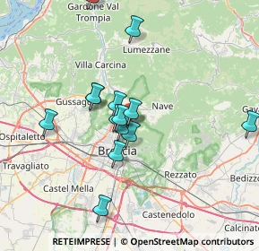 Mappa 25133 Brescia BS, Italia (6.28929)