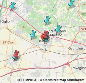 Mappa Via Sant'Orsola, 25038 Rovato BS, Italia (3.36909)