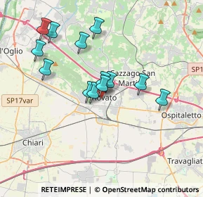 Mappa Via Sant'Orsola, 25038 Rovato BS, Italia (3.18769)