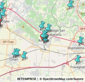 Mappa Via Sant'Orsola, 25038 Rovato BS, Italia (5.6505)