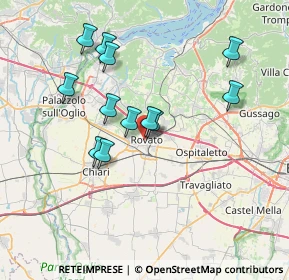 Mappa Via Sant'Orsola, 25038 Rovato BS, Italia (6.57167)