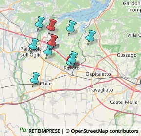 Mappa Via Sant'Orsola, 25038 Rovato BS, Italia (6.34273)