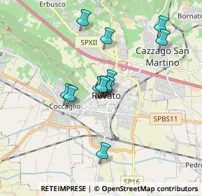 Mappa Via Sant'Orsola, 25038 Rovato BS, Italia (1.38083)