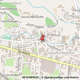 Mappa Corso Avilianum, 12, 13856 Vigliano Biellese, Biella (Piemonte)