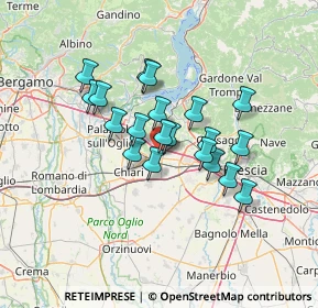 Mappa Via Gerolamo Calca, 25038 Rovato BS, Italia (10.4585)