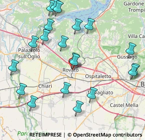 Mappa Via Gerolamo Calca, 25038 Rovato BS, Italia (9.299)