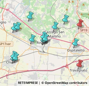 Mappa Via Gerolamo Calca, 25038 Rovato BS, Italia (4.08688)