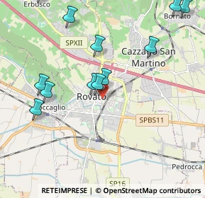 Mappa Via Gerolamo Calca, 25038 Rovato BS, Italia (2.33333)