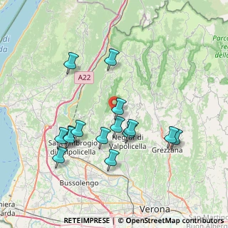 Mappa Via Monti Lessini, 37020 Marano di Valpolicella VR, Italia (7.42267)