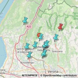 Mappa Via Monti Lessini, 37020 Marano di Valpolicella VR, Italia (6.82583)