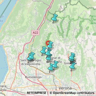 Mappa Via Monti Lessini, 37020 Marano di Valpolicella VR, Italia (7.49692)