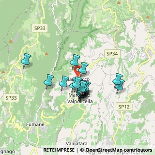 Mappa Via Monti Lessini, 37020 Marano di Valpolicella VR, Italia (1.294)