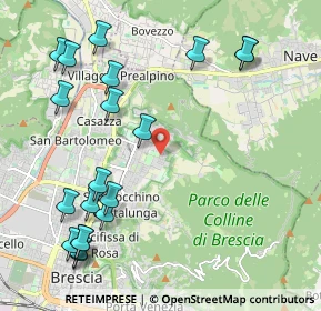 Mappa Via Ottaviano Montini, 25133 Brescia BS, Italia (2.596)