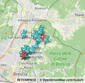 Mappa Via Ottaviano Montini, 25133 Brescia BS, Italia (1.63895)