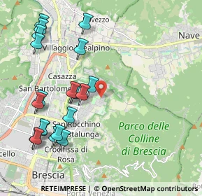 Mappa Via Ottaviano Montini, 25133 Brescia BS, Italia (2.398)