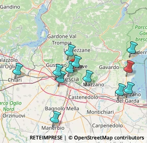 Mappa Via Ottaviano Montini, 25133 Brescia BS, Italia (14.83417)