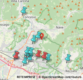 Mappa Via Ottaviano Montini, 25133 Brescia BS, Italia (4.48214)