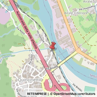 Mappa Via Stazione, 35, 10010 Quincinetto, Torino (Piemonte)