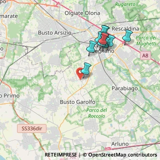Mappa 20020 Villa Cortese MI, Italia (3.86091)