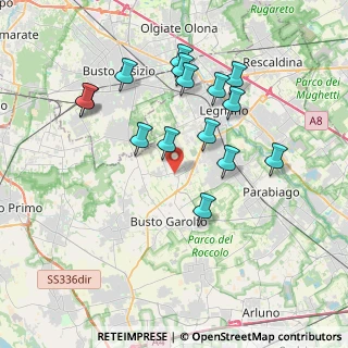 Mappa 20020 Villa Cortese MI, Italia (3.66733)